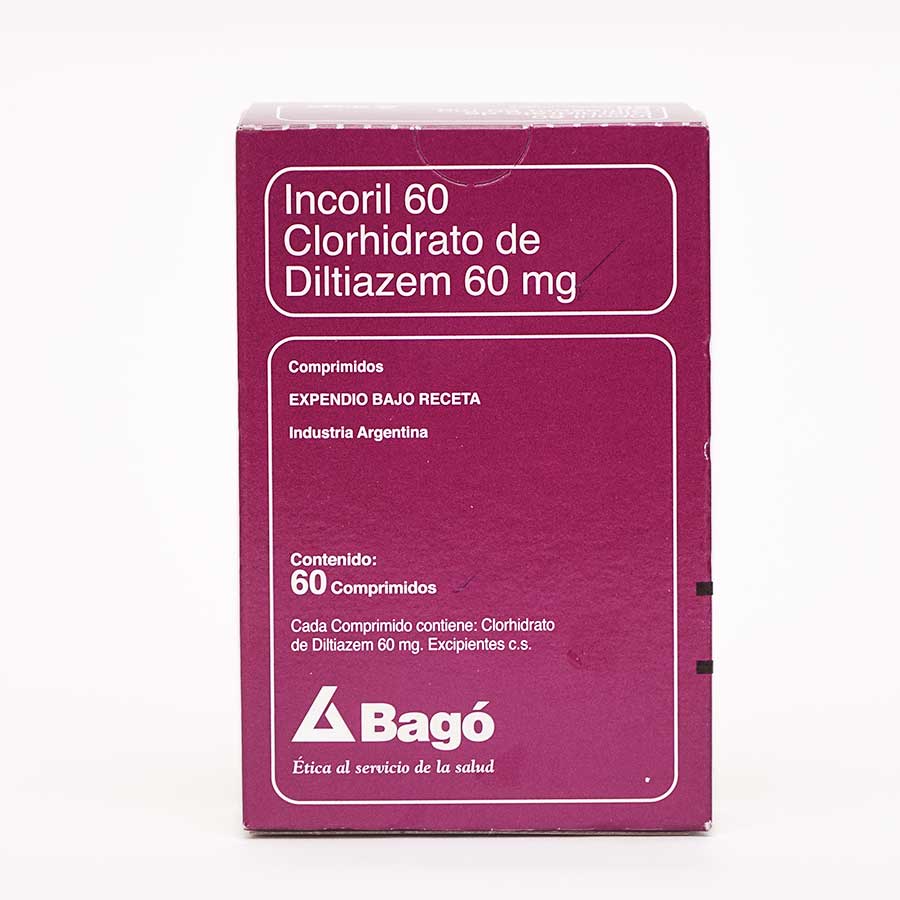 Incoril 60mg quifatex dist bago comprimidos 457279