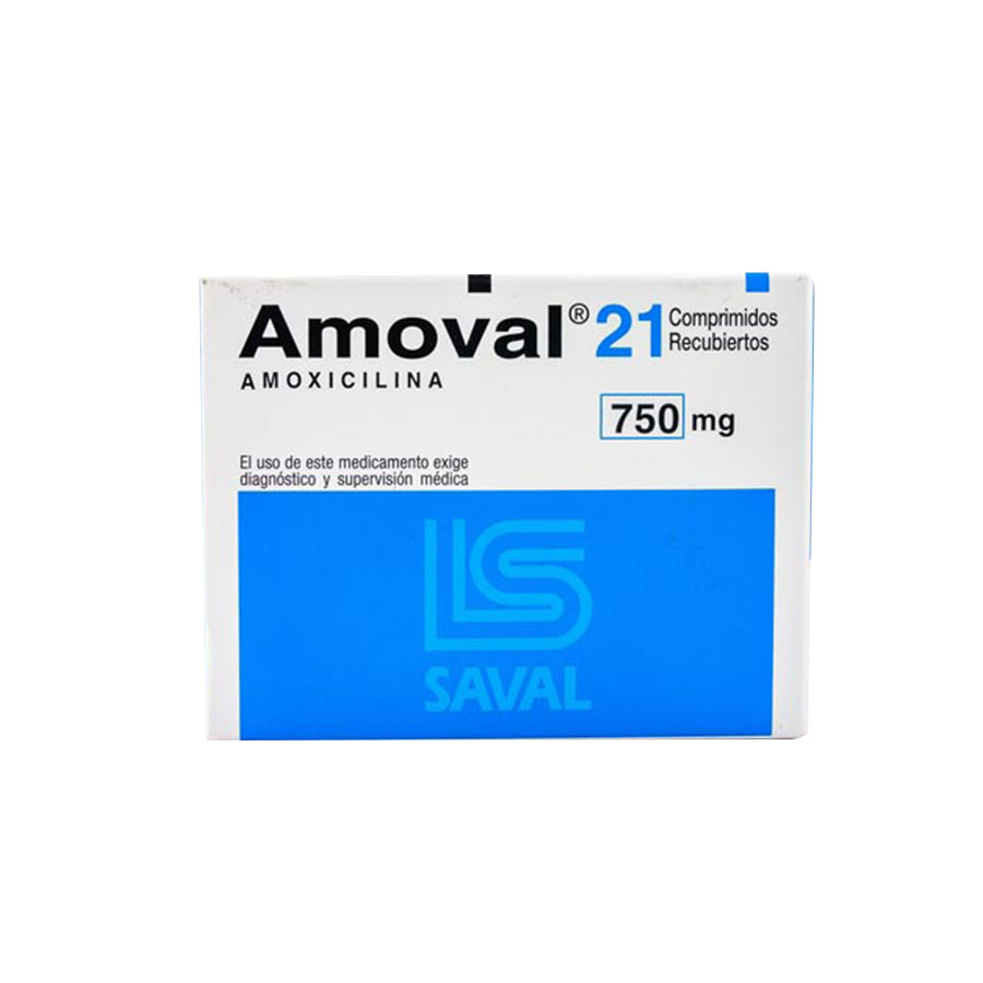 Amoval 750mg ecuaquimica - saval comprimido recubierto 457297