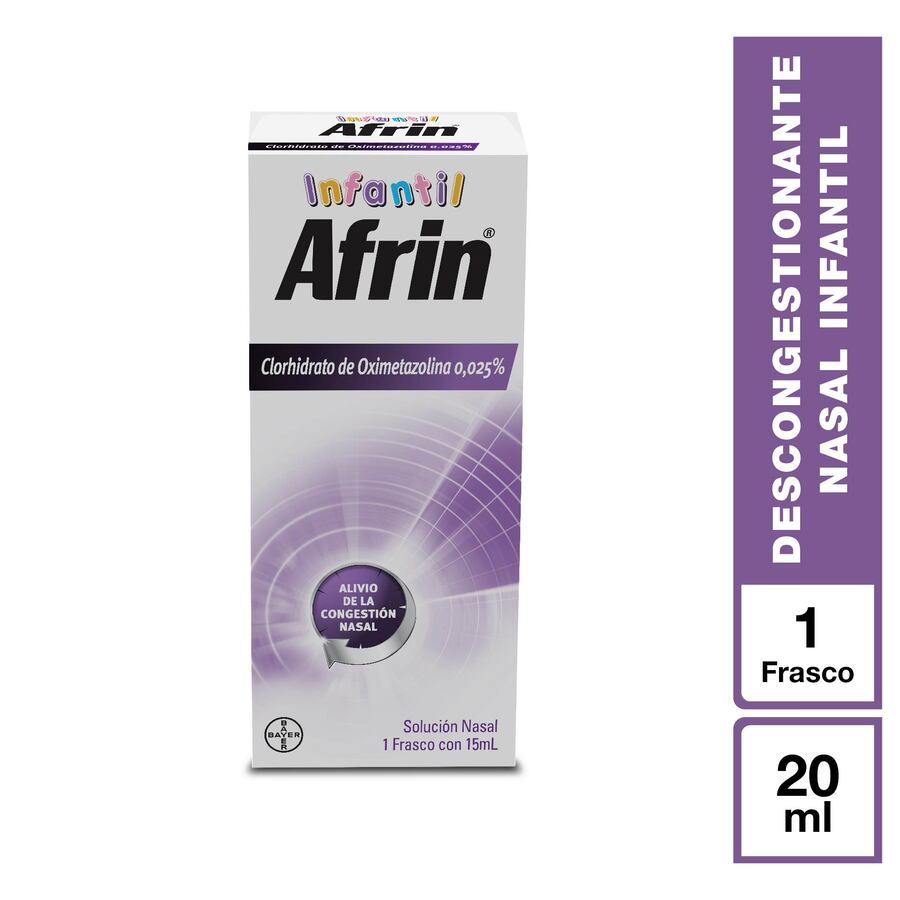 Alergia infantil afrin infantil 0,025 solución nasal 15 ml 457335