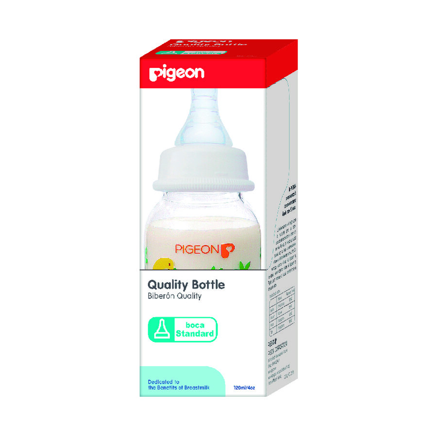 Biberón pigeon quality con figuras 4 oz 457364