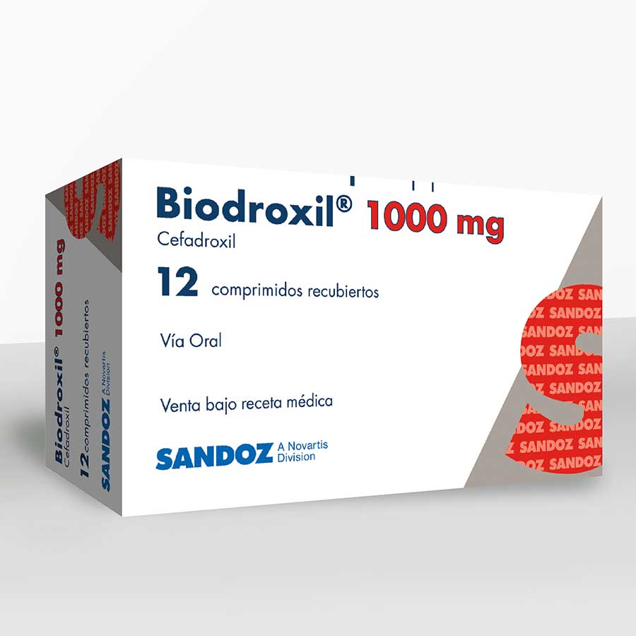 Biodroxil 1000mg alianza sandoz tableta 457453