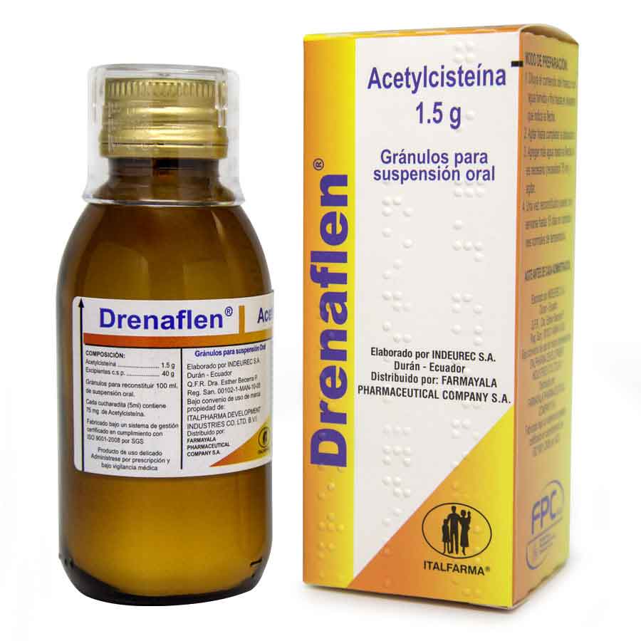 Drenaflen 1.5mg farmayala - italfarma suspensión naranja 457490