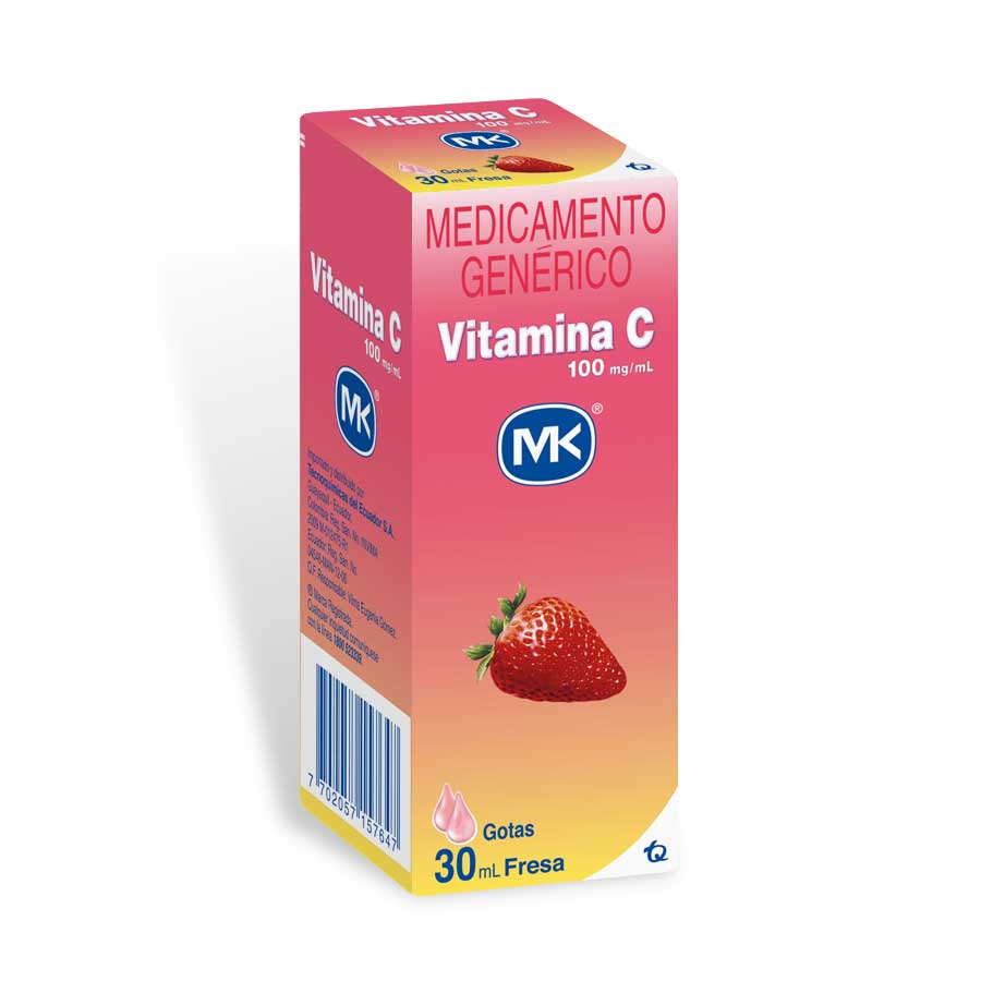 Vitamina c 100mg tecnoquimicas - genericos en gotas 457568