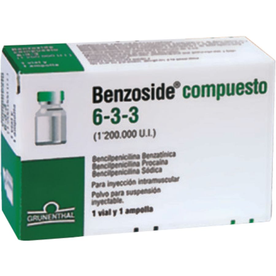 Benzoside 1200000ui grunenthal solución inyectable compuesto 457614