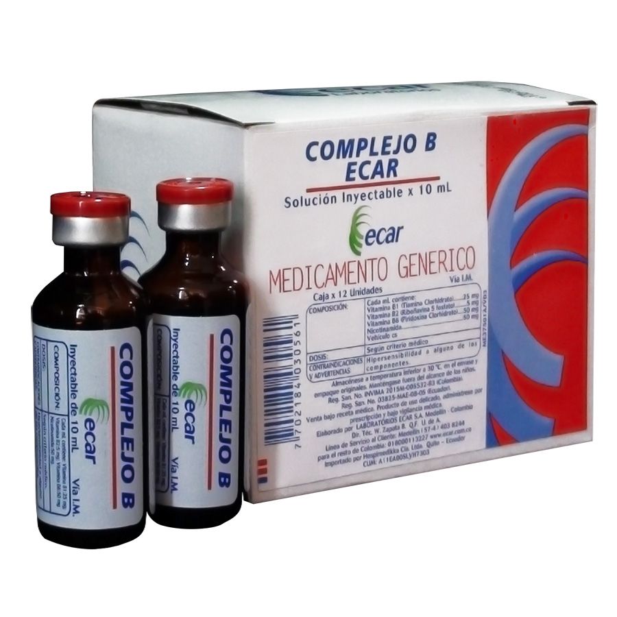 Complejo b 25/5mg hospimedikka ampolla inyectable 457686