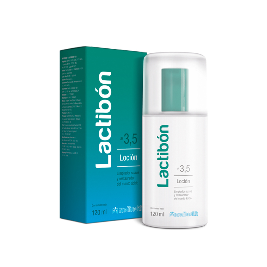 Jabón íntimo femenino lactibon en loción 120 ml 457823