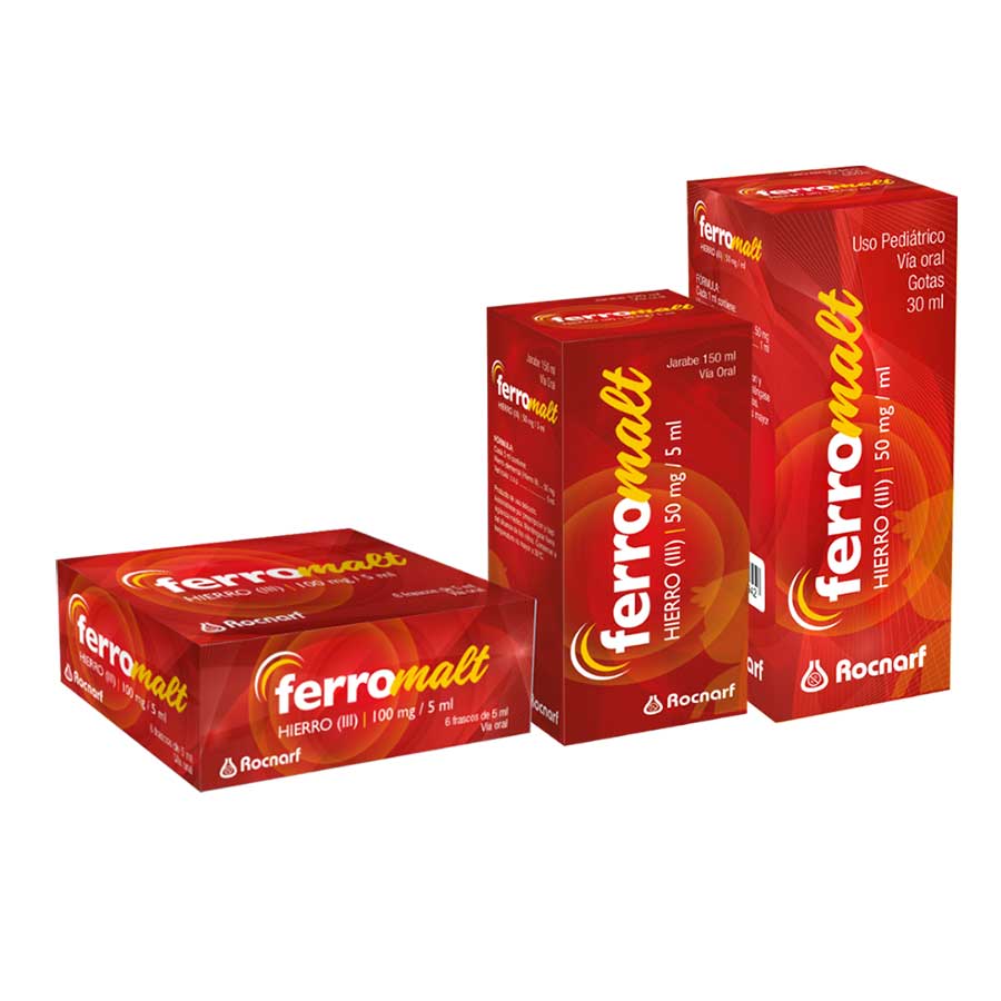 Ferromalt 50mg rocnarf marca en gotas 457842