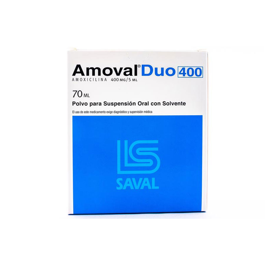 Amoval 400/5mg ecuaquimica - saval suspensión 458100