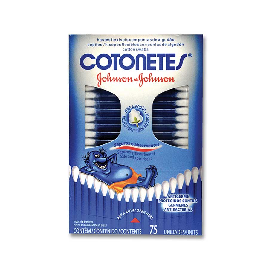 Cotonete johnson&johnson plegadiza 75 u 458122