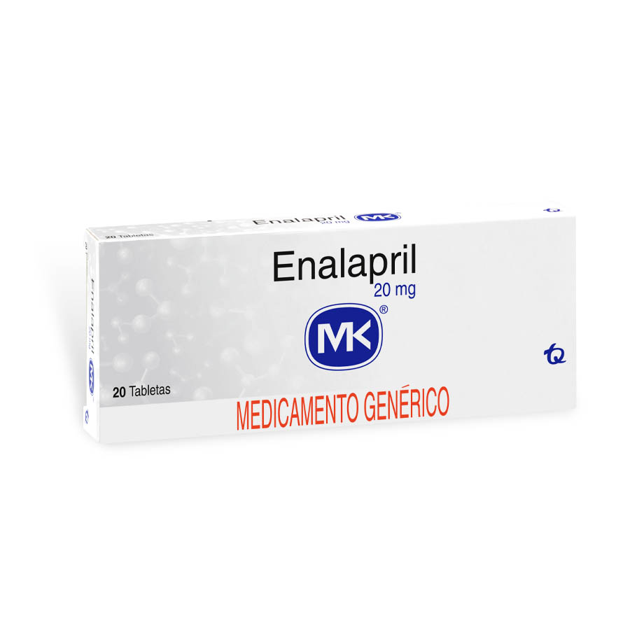 Enalapril 20mg tecnoquimicas - genericos tableta 458177