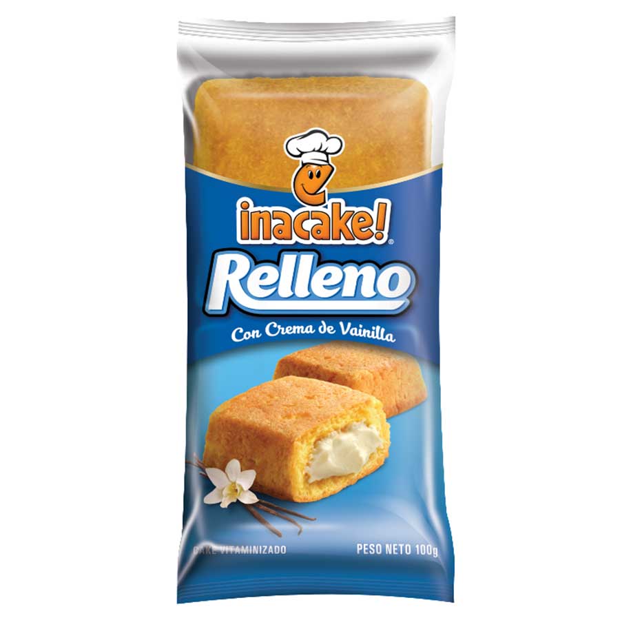 Cake inacake relleno vainilla 100 g 458193