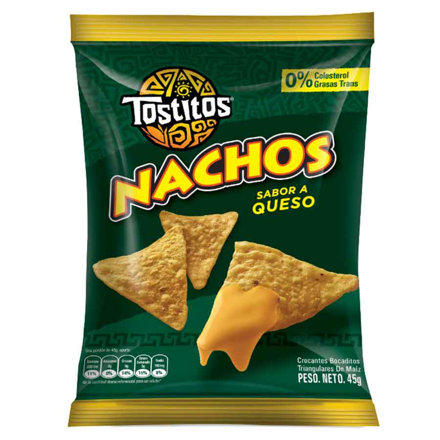 Snacks nachos queso 45 g 458199