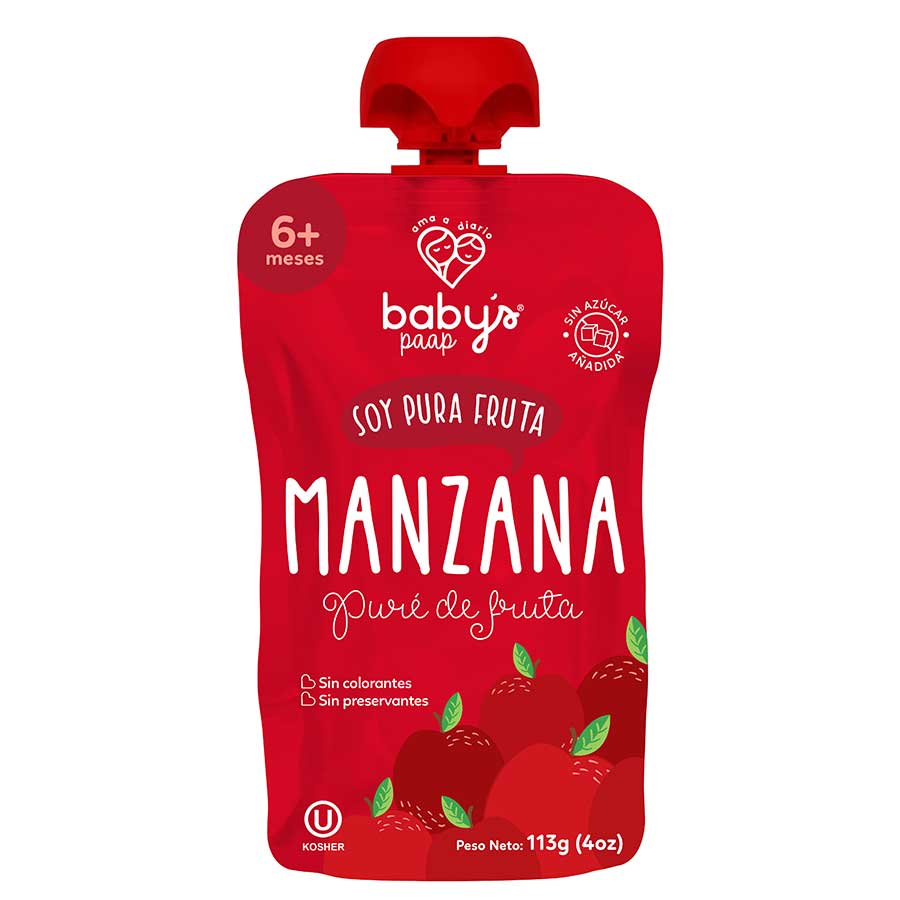 Pure fruta babys manzana d-pacx113g 458293