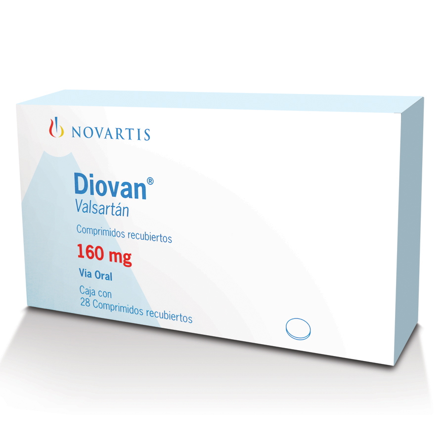 Diovan 160mg alianza siegfried interpharm comprimido recubierto 458344