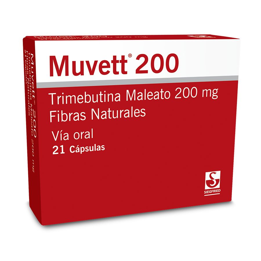 Muvett 200mg leterago - siegfried - siegfried cápsulas 458460