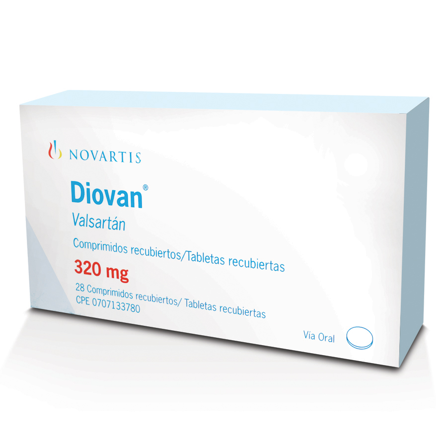 Diovan 320mg alianza siegfried interpharm comprimido recubierto   458511