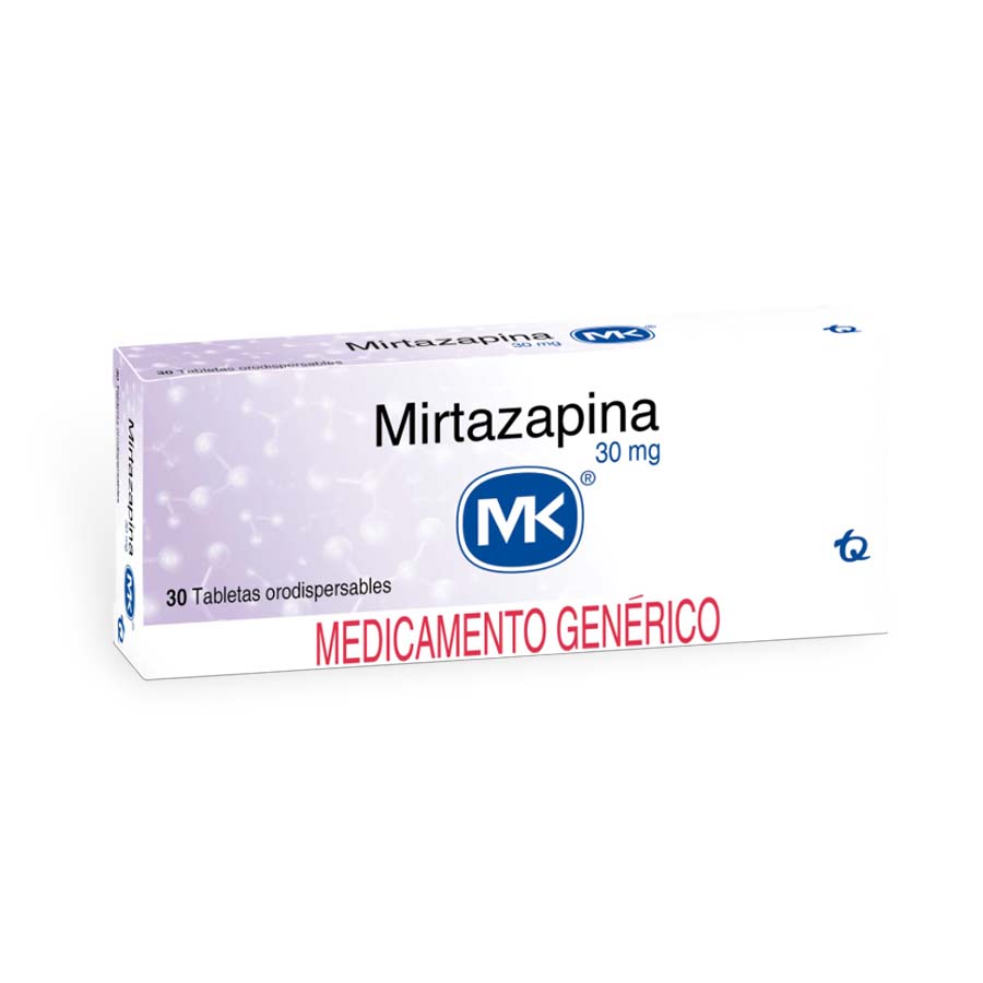 Mirtazapina 30mg tecnoquimicas - genericos tableta 458548