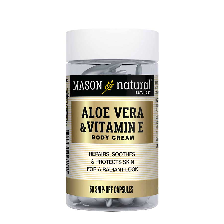 Aloe vera y vitamina e mason cápsulas x 60 458597