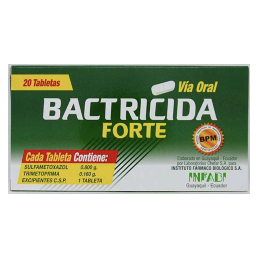 Bactricida 800/160mg infabi tableta 458604