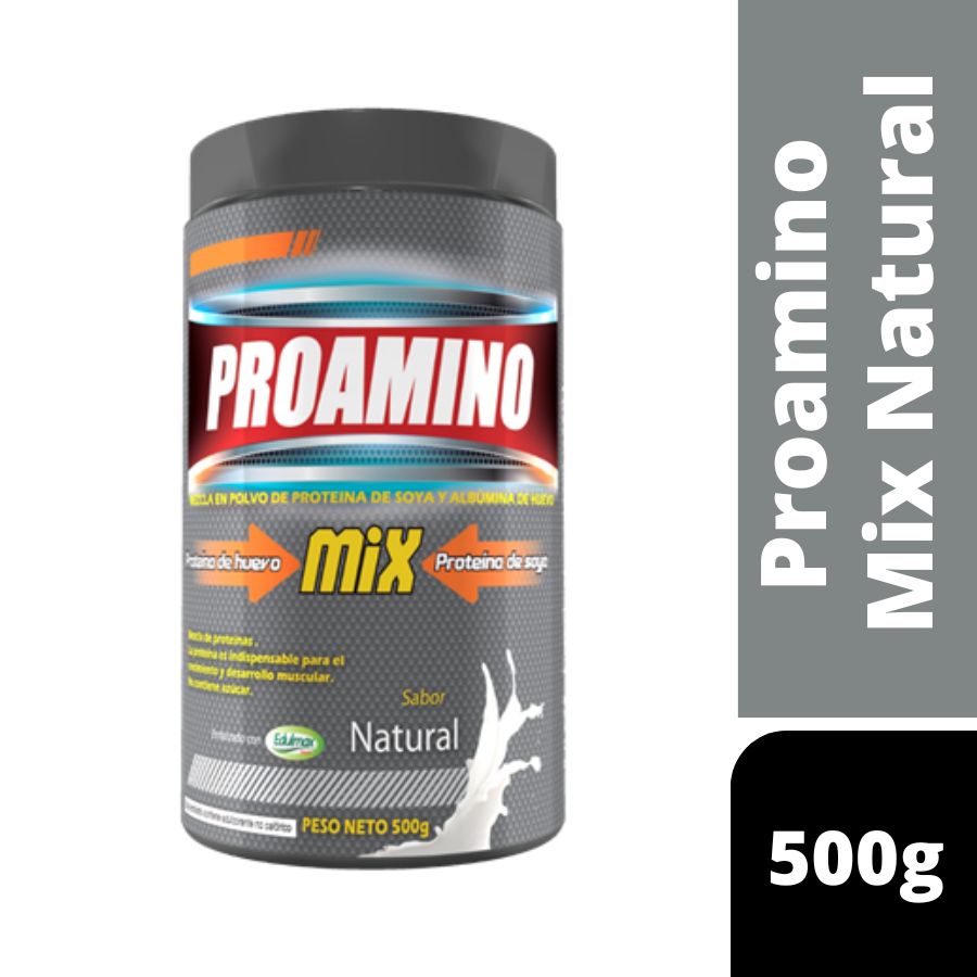 Proteina proamino mix natural polvo 500 gr 458634