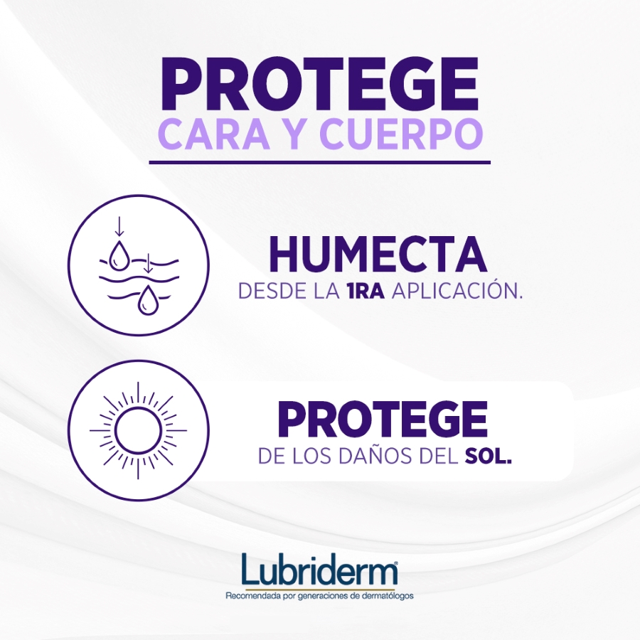 Crema humectante lubriderm crema corporal fps 15 200 ml 458671