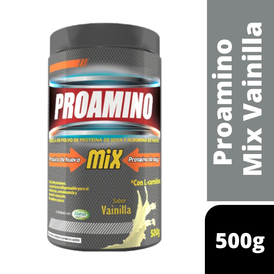 Proteina proamino mix vainilla fco polvo 500gr 458687