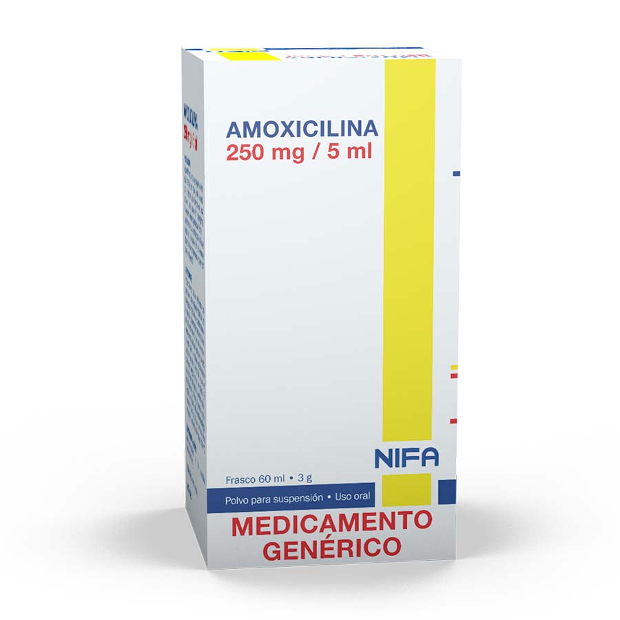 Amoxicilina 250mg/5ml garcos - nifa genericos suspensión 458707