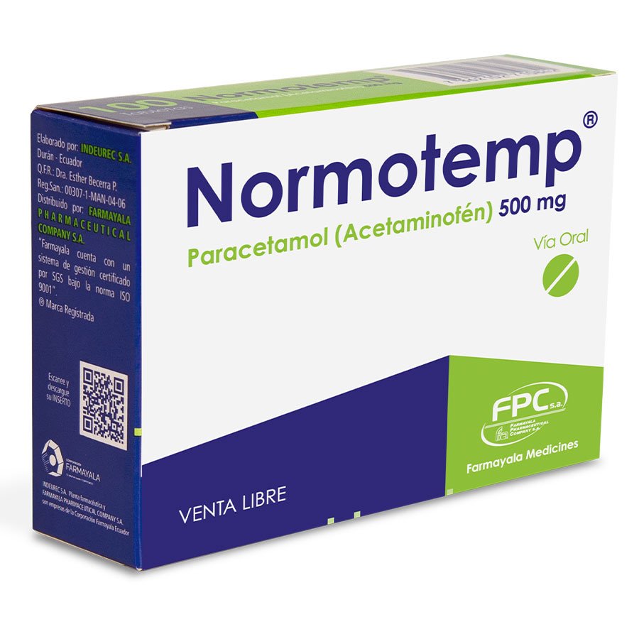 Normotemp 500mg farmayala - farmayala tableta 458726