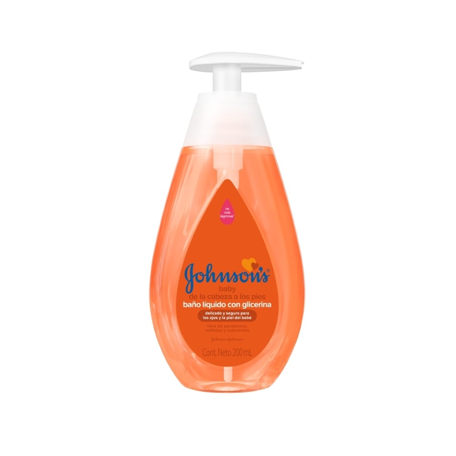 Jabón líquido johnson&johnson de la cabeza a los pies 200 ml 458729