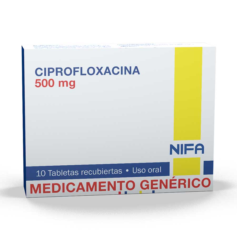 Ciprofloxacina 500mg garcos - nifa genericos tableta recubierta 458751