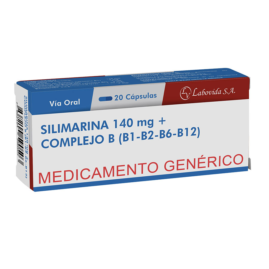 Silimarina 140mg labovida cápsulas 458757