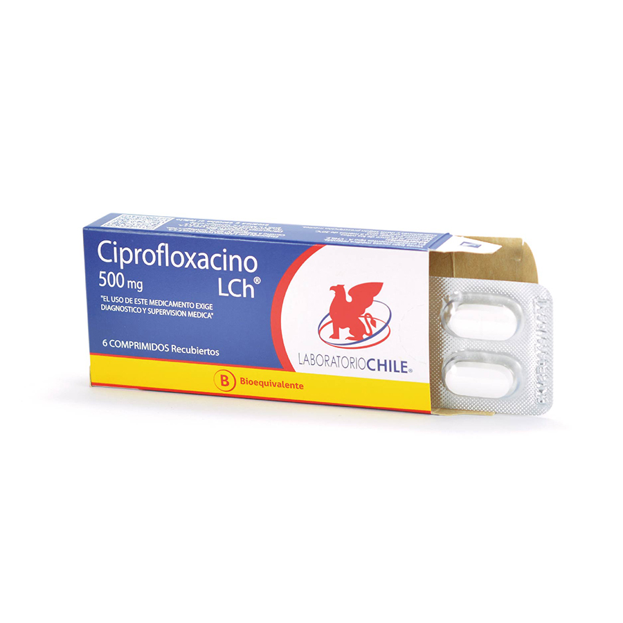 Ciprofloxacino 500mg dyvenpro representaciones lab chile linea generica comprimidos recubiertos 458758