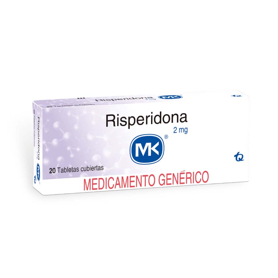 Risperidona 2mg tecnoquimicas - genericos tableta 458795