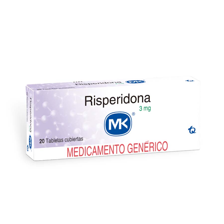 Risperidona 3mg tecnoquimicas - genericos tableta 458802