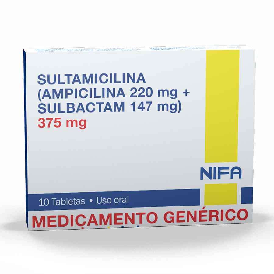 Sultamicilina 375mg garcos - nifa genericos tableta 458805