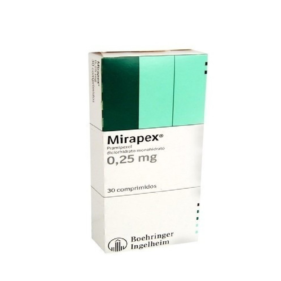 Mirapex 0.25mg boehringer ingelheim - farma comprimidos 458915