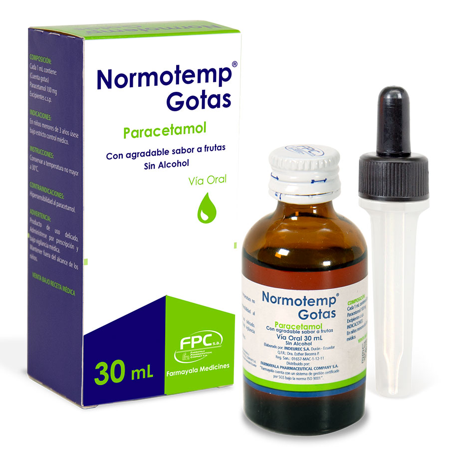 Normotemp 100mg farmayala - farmayala gotas 458970