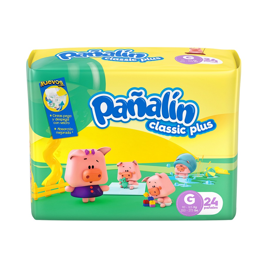 Pañal pañalin classic plus grande x 24 459058