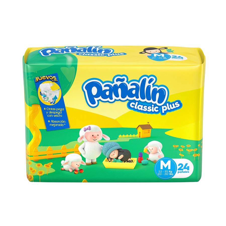 Pañal pañalin classic plus mediano x 24 459059