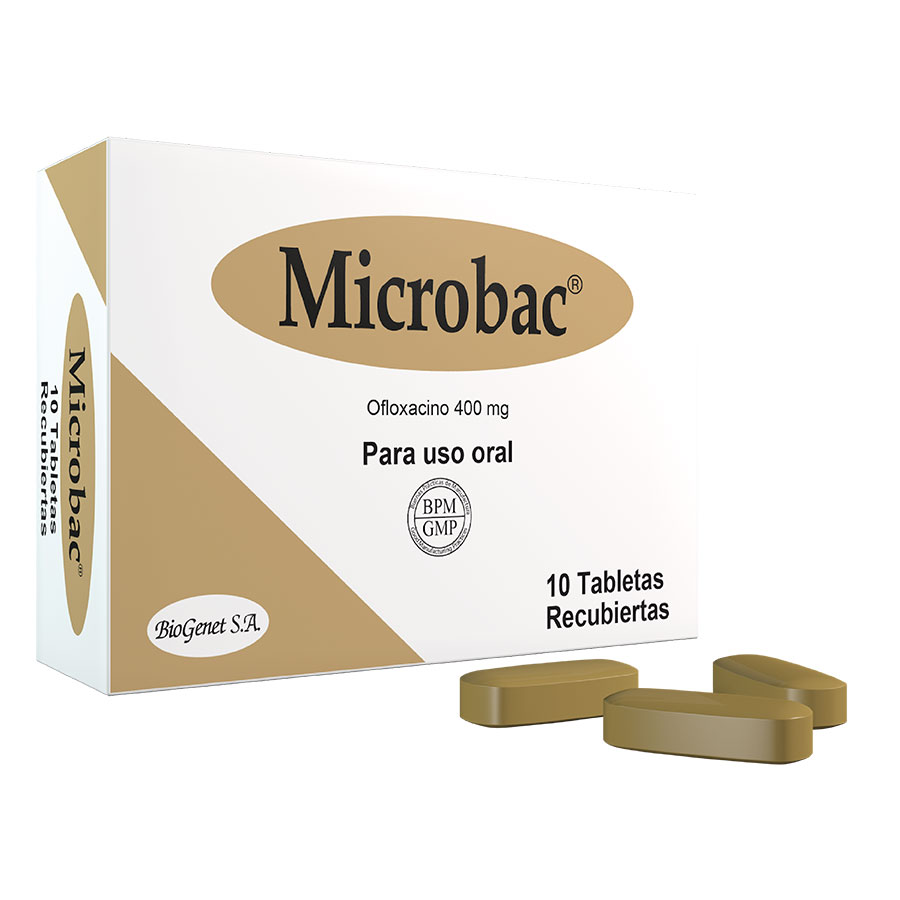 Microbac 400mg biogenet tableta recubierta 459066