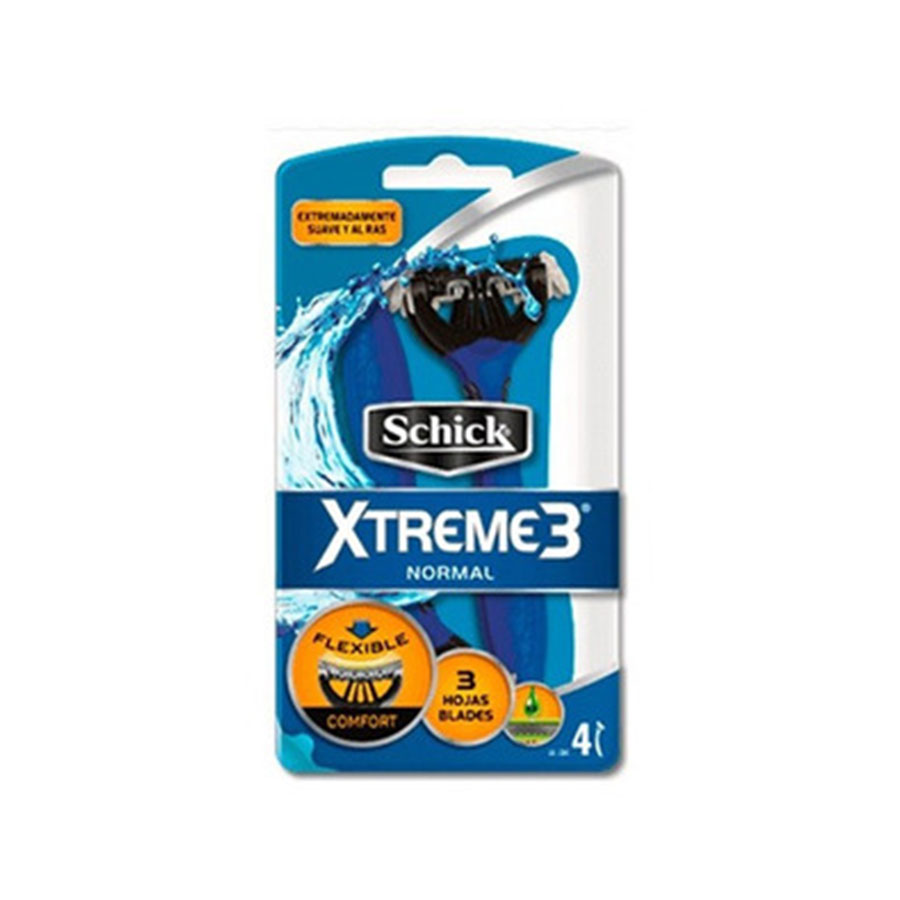 Afeitadora schick xtreme 3 4 unidades 459127