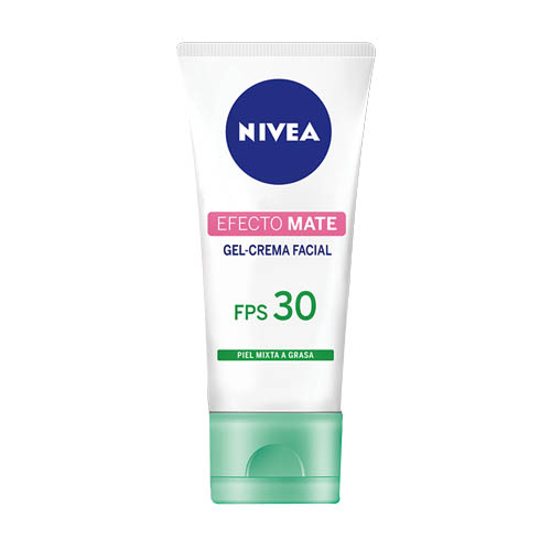 Gel crema facial nivea efecto mate fps 30 50 ml 459151