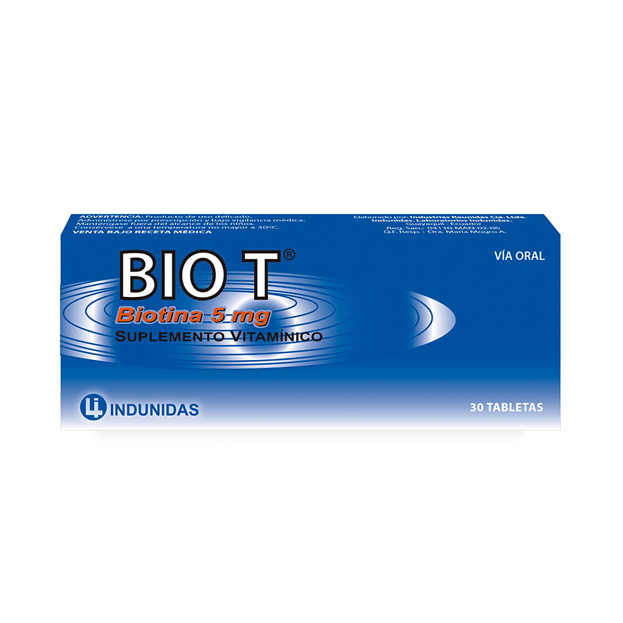 Bio t 5mg indunidas tableta 459205