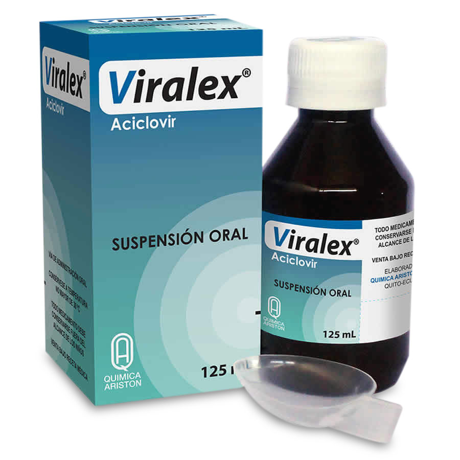 Viralex 200mg/5ml alianza quimica ariston suspensión rx 459267