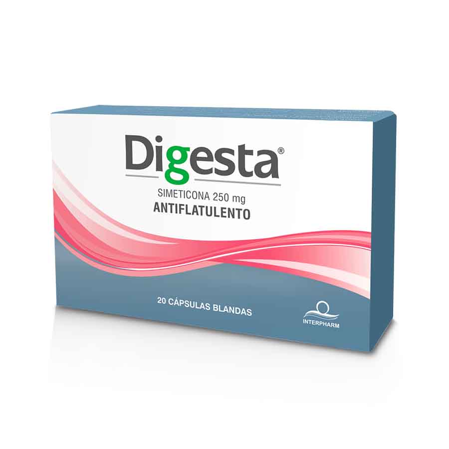 Antiácido digesta 250 mg cápsulas blandas x 20 459356