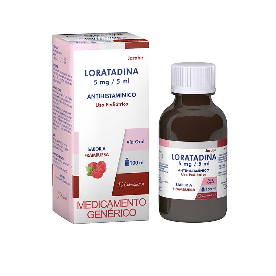 Loratadina 5mg/5ml labovida jarabe 459415