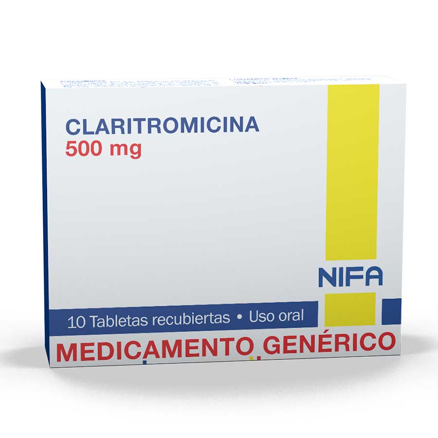 Claritromicina 500mg garcos - nifa genericos tabletas recubiertas 459467