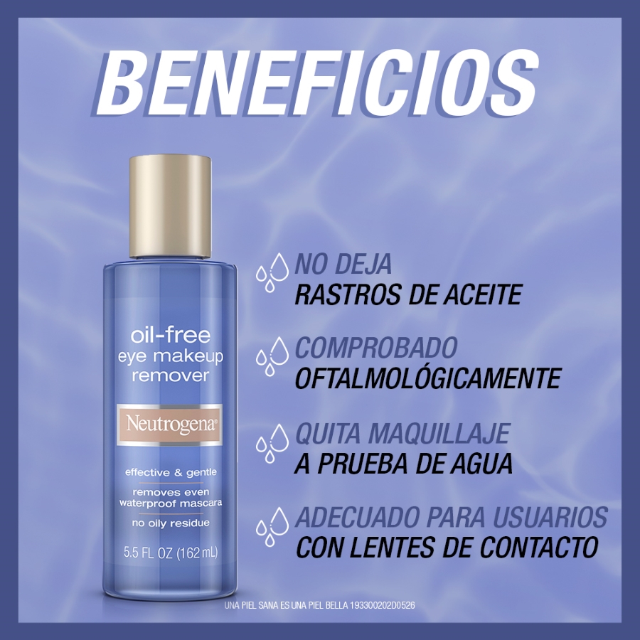 Loción neutrogena desmaquillante de ojos oil free  162 ml 459514