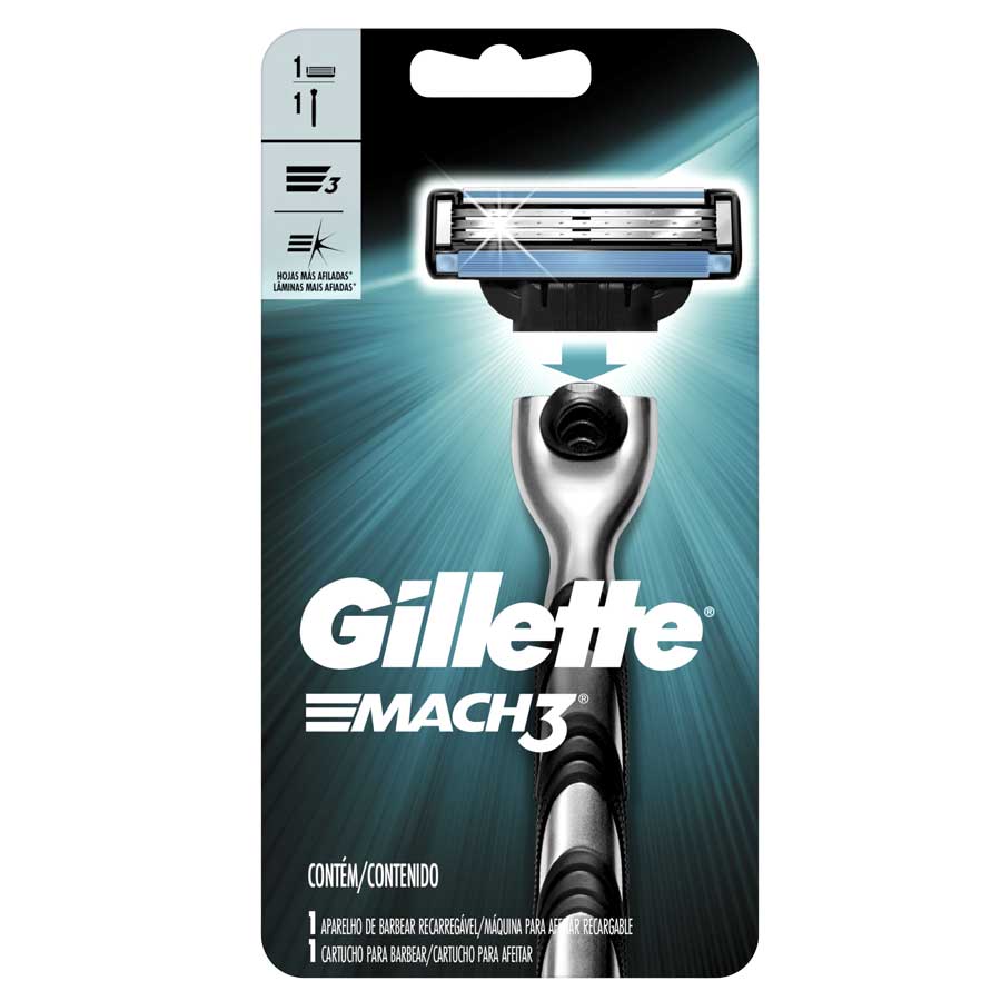 Afeitadora gillette mach3 turbo victory 459527