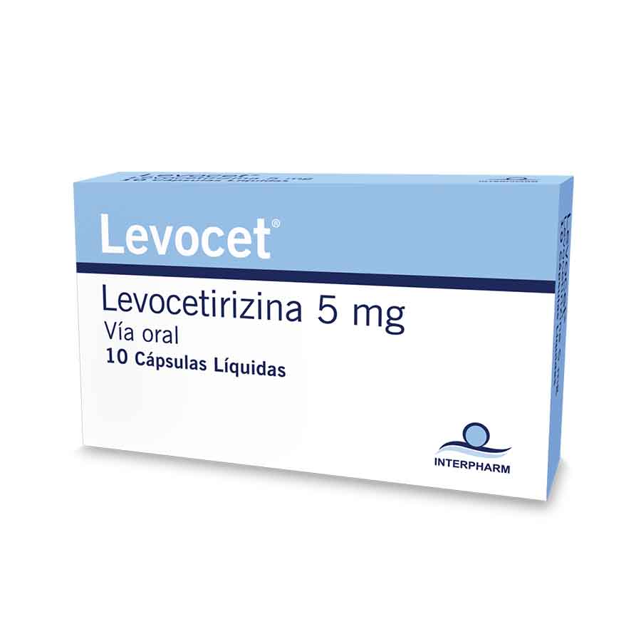 Levocet 5 mg cápsulas blandas x 10 459538